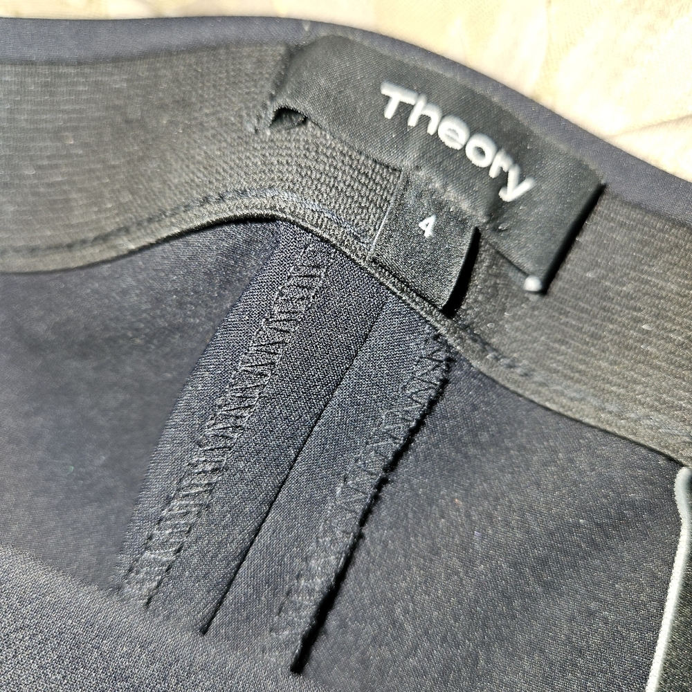 Theory Pull On Pants - Black Size 4